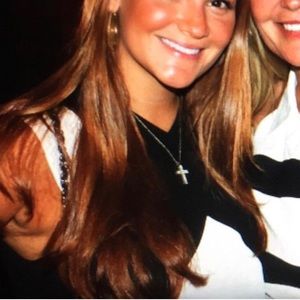 BCBG black and white top